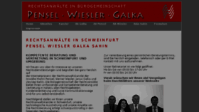 What Pensel-wiesler.de website looked like in 2016 (7 years ago)