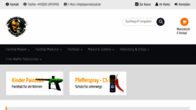 What Paintball-online-shop.de website looked like in 2016 (7 years ago)