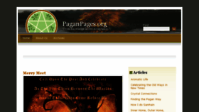 What Paganpages.org website looked like in 2016 (7 years ago)