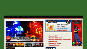 What P-pokemon.com website looked like in 2016 (7 years ago)