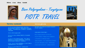 What Piotrtravel.pl website looked like in 2016 (7 years ago)