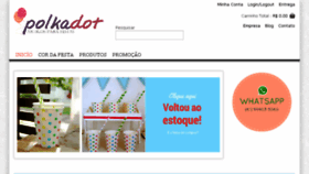What Polkadotfestas.com.br website looked like in 2016 (7 years ago)