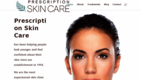 What Prescriptionskincare.co.nz website looked like in 2016 (7 years ago)
