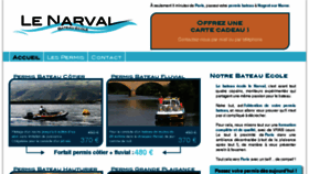 What Permisbateaulenarval.fr website looked like in 2016 (7 years ago)