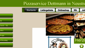 What Pizzaservice-dettmann.de website looked like in 2016 (7 years ago)