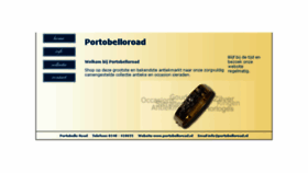 What Portobelloroad.nl website looked like in 2016 (7 years ago)