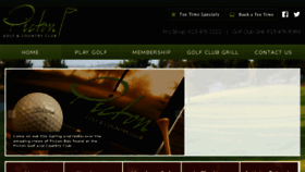 What Pictongolf.ca website looked like in 2016 (7 years ago)