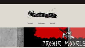What Proxiemodels.com website looked like in 2016 (7 years ago)