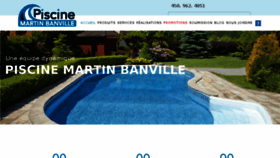 What Piscinemartinbanville.com website looked like in 2016 (7 years ago)