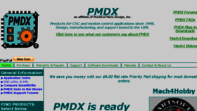 What Pmdx.com website looked like in 2016 (7 years ago)