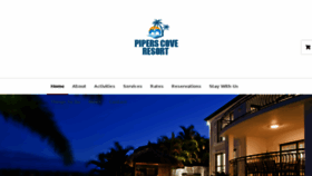 What Piperscoveresort.com website looked like in 2016 (7 years ago)