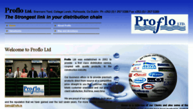 What Proflo.ie website looked like in 2016 (7 years ago)