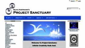 What Projectsanctuary.com website looked like in 2016 (7 years ago)