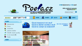 What Poeta.cz website looked like in 2016 (7 years ago)