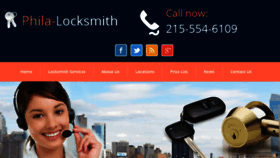 What Phila-locksmith.com website looked like in 2016 (7 years ago)