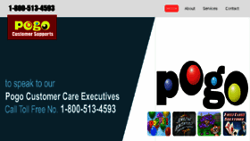 What Pogocustomersupports.com website looked like in 2016 (7 years ago)