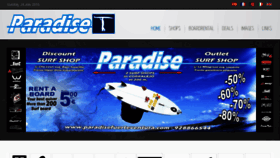 What Paradisefuerteventura.com website looked like in 2016 (7 years ago)
