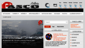 What Pascolibre.com website looked like in 2016 (7 years ago)