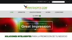 What Printshopfx.com website looked like in 2016 (7 years ago)