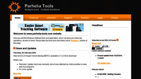 What Parhelia-tools.com website looked like in 2016 (7 years ago)