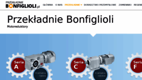 What Przekladniebonfiglioli.pl website looked like in 2016 (7 years ago)