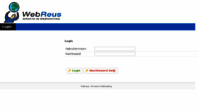 What Portaal.webreus.nl website looked like in 2016 (7 years ago)