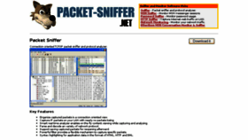 What Packet-sniffer.net website looked like in 2016 (7 years ago)