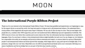 What Purpleribbonproject.com website looked like in 2016 (7 years ago)