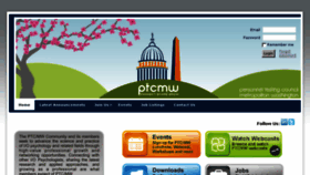 What Ptcmw.org website looked like in 2016 (7 years ago)