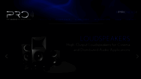 What Proaudiotechnology.com website looked like in 2016 (7 years ago)