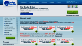 What Procredite.ro website looked like in 2016 (7 years ago)