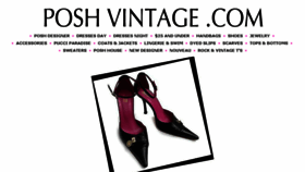 What Poshvintage.com website looked like in 2016 (7 years ago)