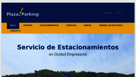 What Plazaparking.cl website looked like in 2016 (7 years ago)