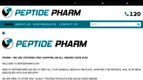 What Peptidepharm.com website looked like in 2016 (7 years ago)