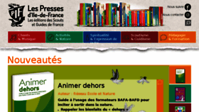 What Presses-idf.fr website looked like in 2016 (7 years ago)