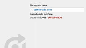 What Posterslab.com website looked like in 2016 (7 years ago)