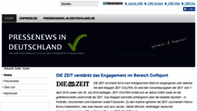 What Pressenews-in-deutschland.de website looked like in 2016 (7 years ago)