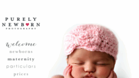 What Purelynewborn.com website looked like in 2016 (7 years ago)