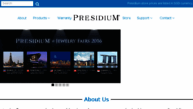 What Presidium.com.sg website looked like in 2016 (7 years ago)