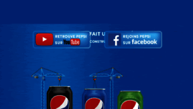 What Pepsi.fr website looked like in 2016 (7 years ago)