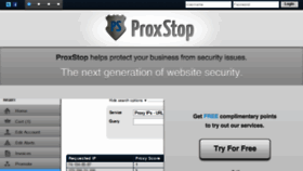 What Proxstop.com website looked like in 2016 (7 years ago)