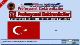 What Profesyonelelektronikciler.com website looked like in 2016 (7 years ago)