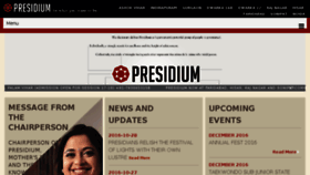 What Presidiumonline.com website looked like in 2016 (7 years ago)
