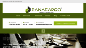 What Panafargo.com website looked like in 2016 (7 years ago)