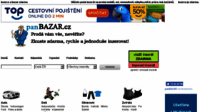 What Panbazar.cz website looked like in 2016 (7 years ago)