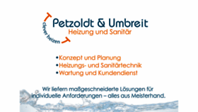 What Petzoldt-umbreit.de website looked like in 2016 (7 years ago)