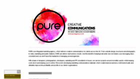 What Purecreativemarketing.net website looked like in 2016 (7 years ago)
