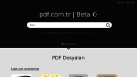 What Pdf.com.tr website looked like in 2016 (7 years ago)