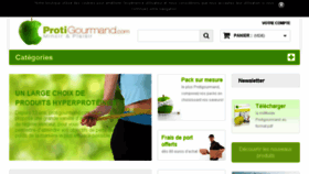 What Protigourmand.com website looked like in 2016 (7 years ago)