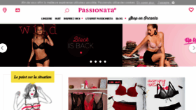 What Passionata.fr website looked like in 2016 (7 years ago)